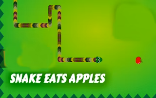 Snake Eats Apples