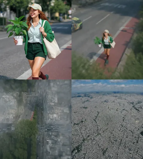 Earth Zoom Out Effect