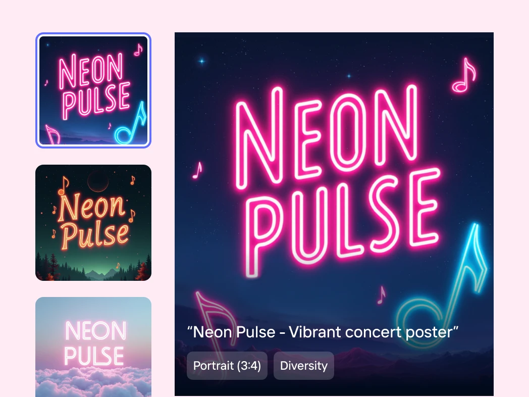 Create Eye-catching Music Festival Posters with the AI Image Generator