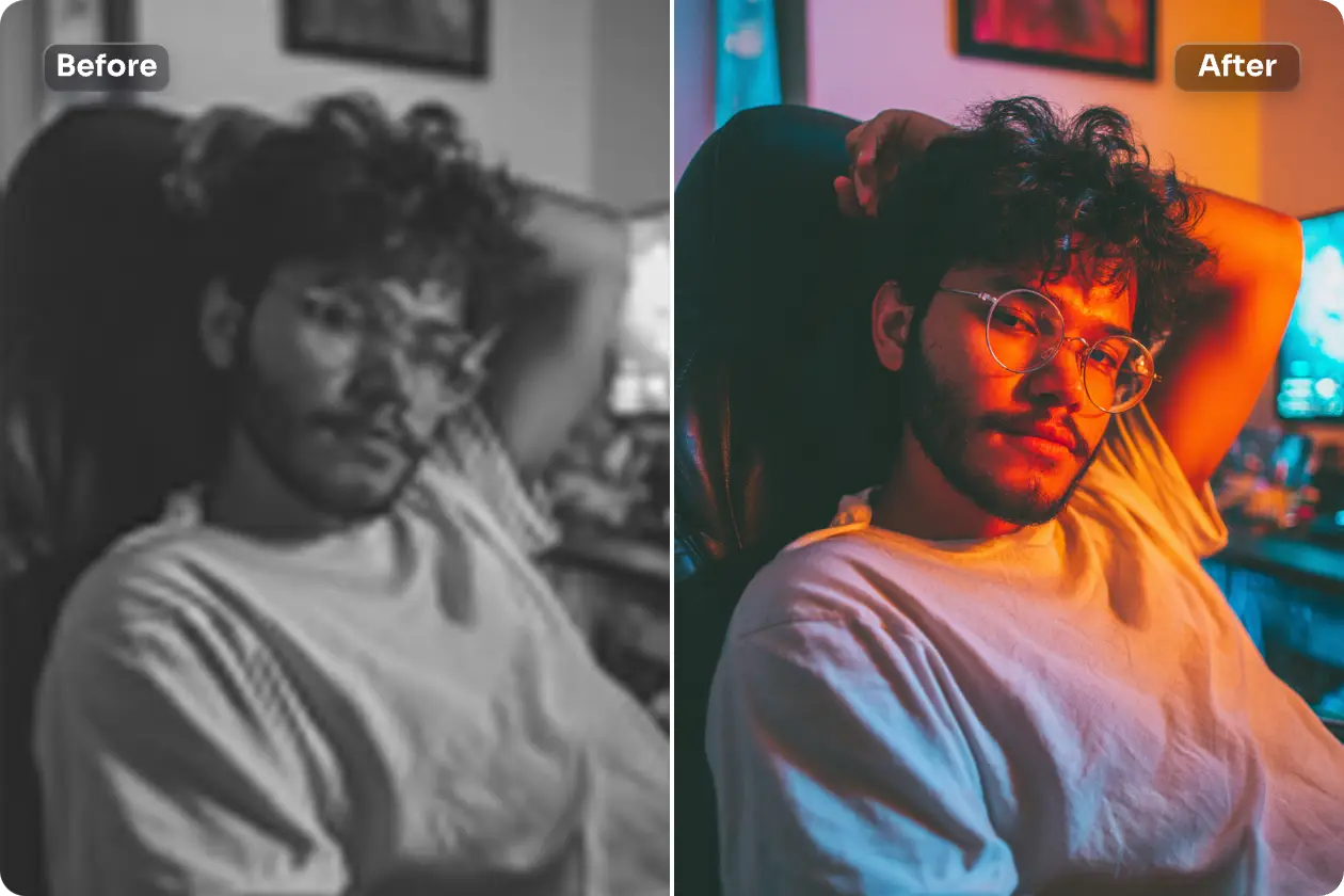 Old & Damaged Photo Restoration