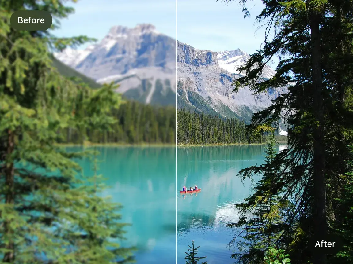 2. AI Noise Reduction & Blur Correction