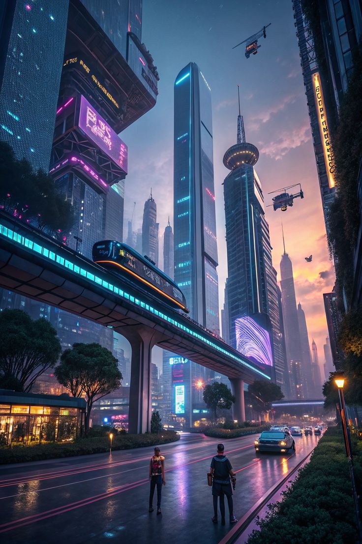 Futuristic Cityscapes