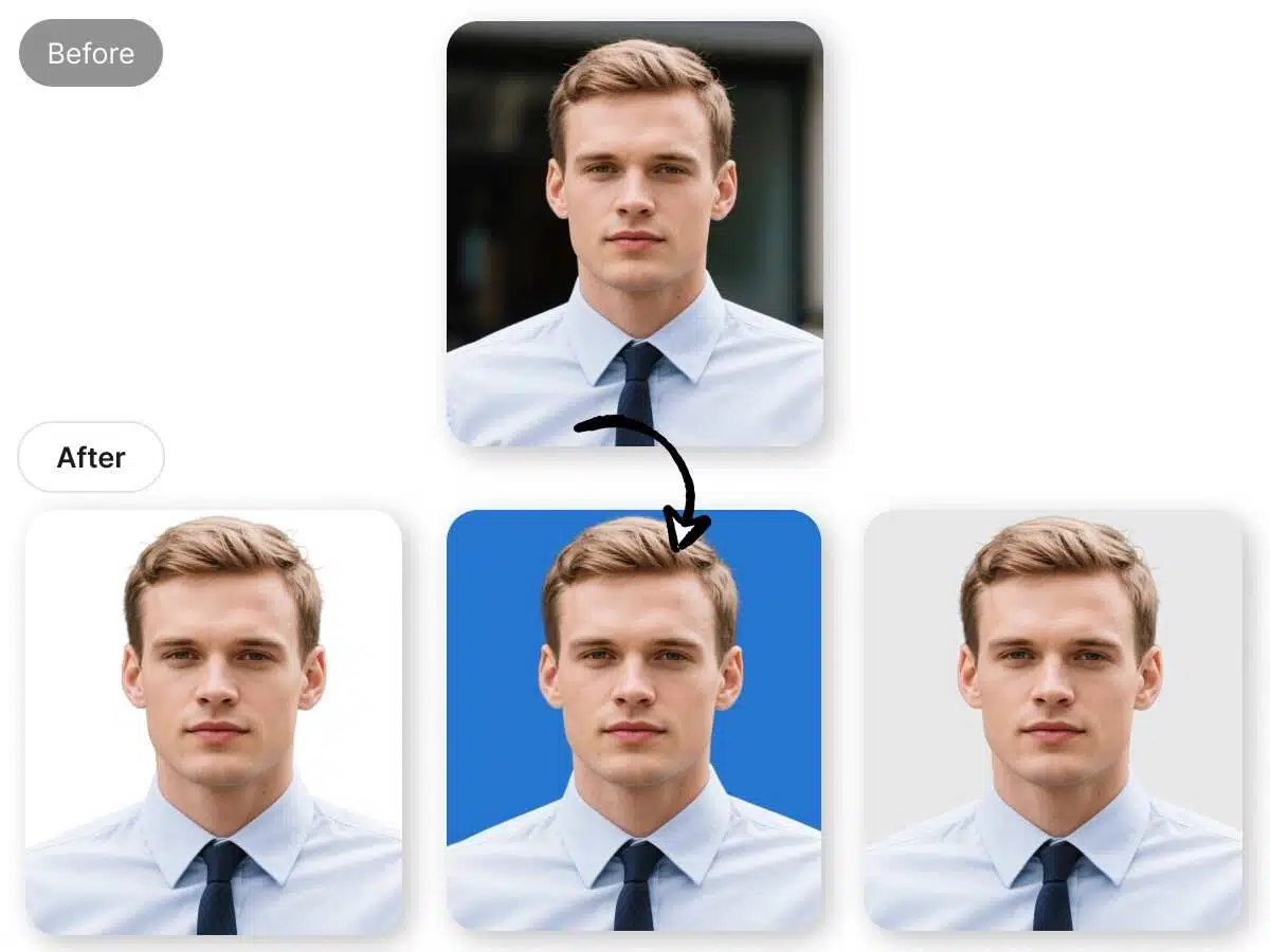 Before & After Background Transformation