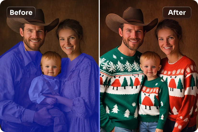 Family Holiday Portraits