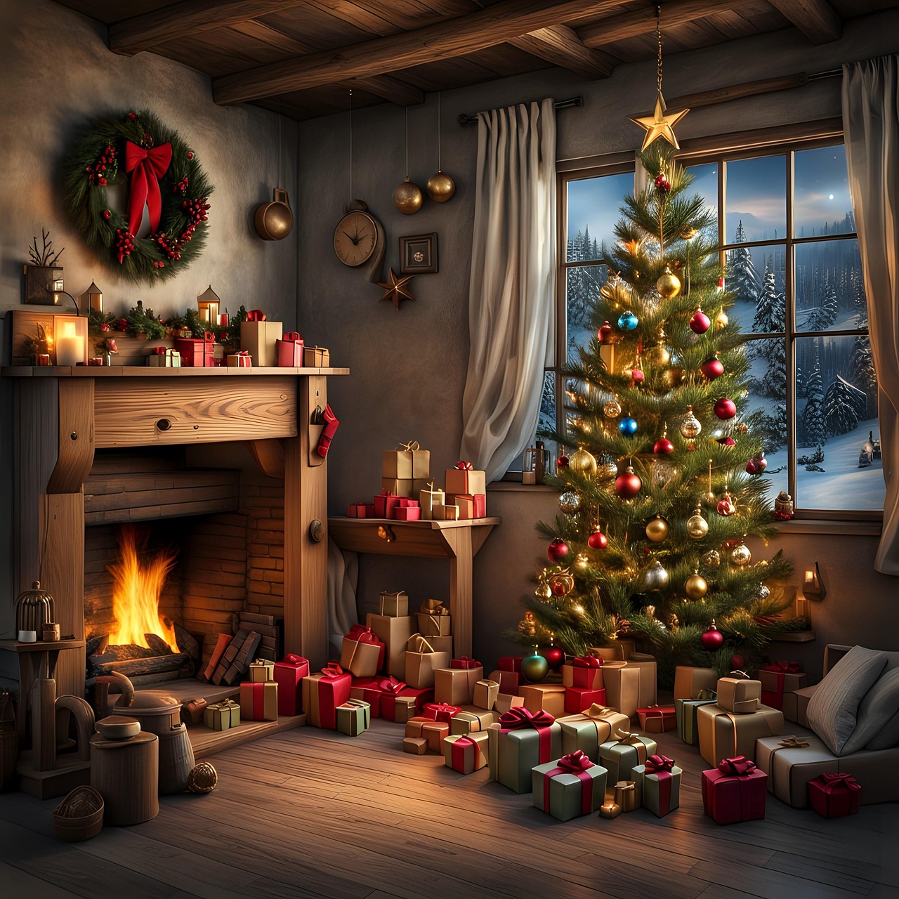 Cozy Holiday Interiors