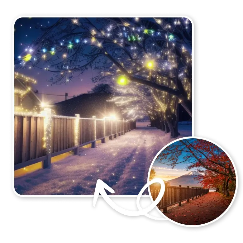 Christmas Eve Light Magic