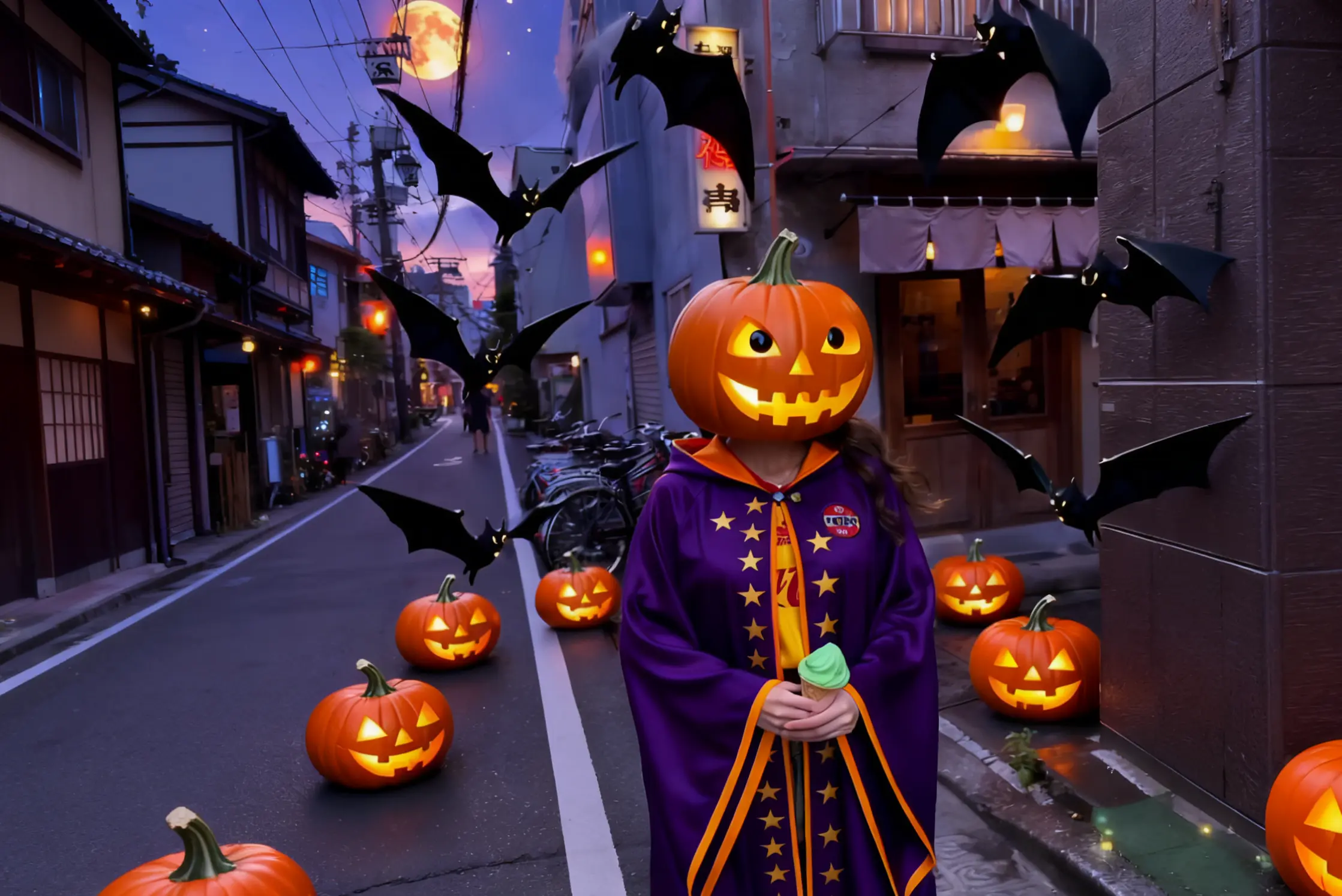 Pumpkin Head Transformation