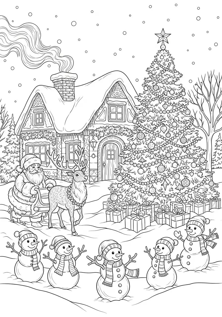 Lively Christmas Characters