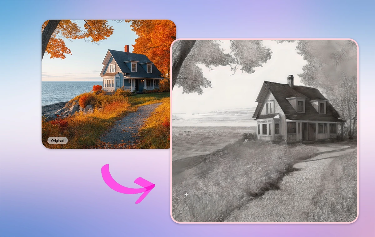 Travel Photos Sketchified