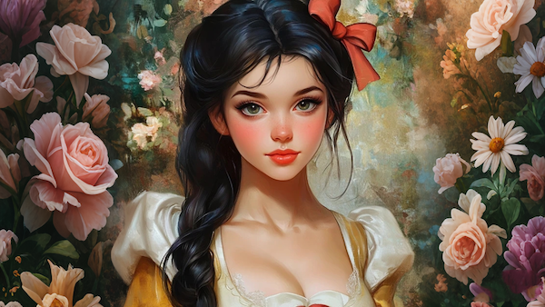 Oil Painting of a Girl