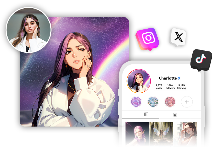 Produce Social Media Avatars