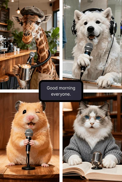 Funny Talking-Pet Dialogue Show