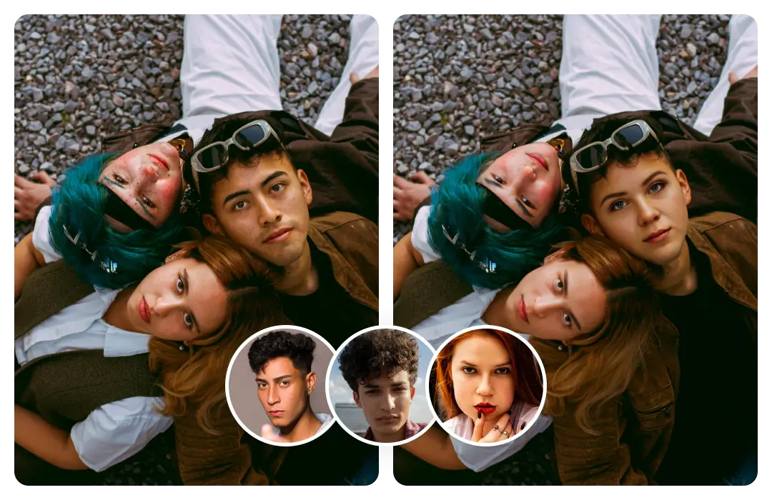 Seamless Skin Tone and Lighting Blending