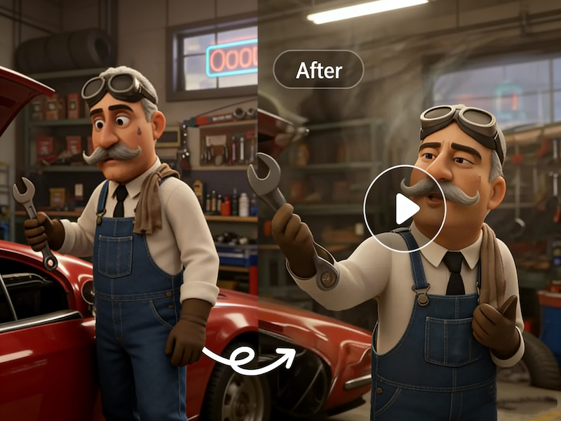 Capturing Movements of Cartoon Characters