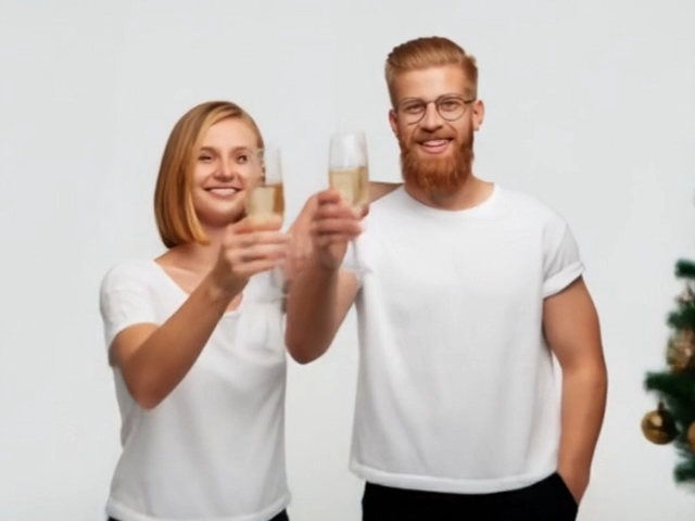 Couples sharing festive moments