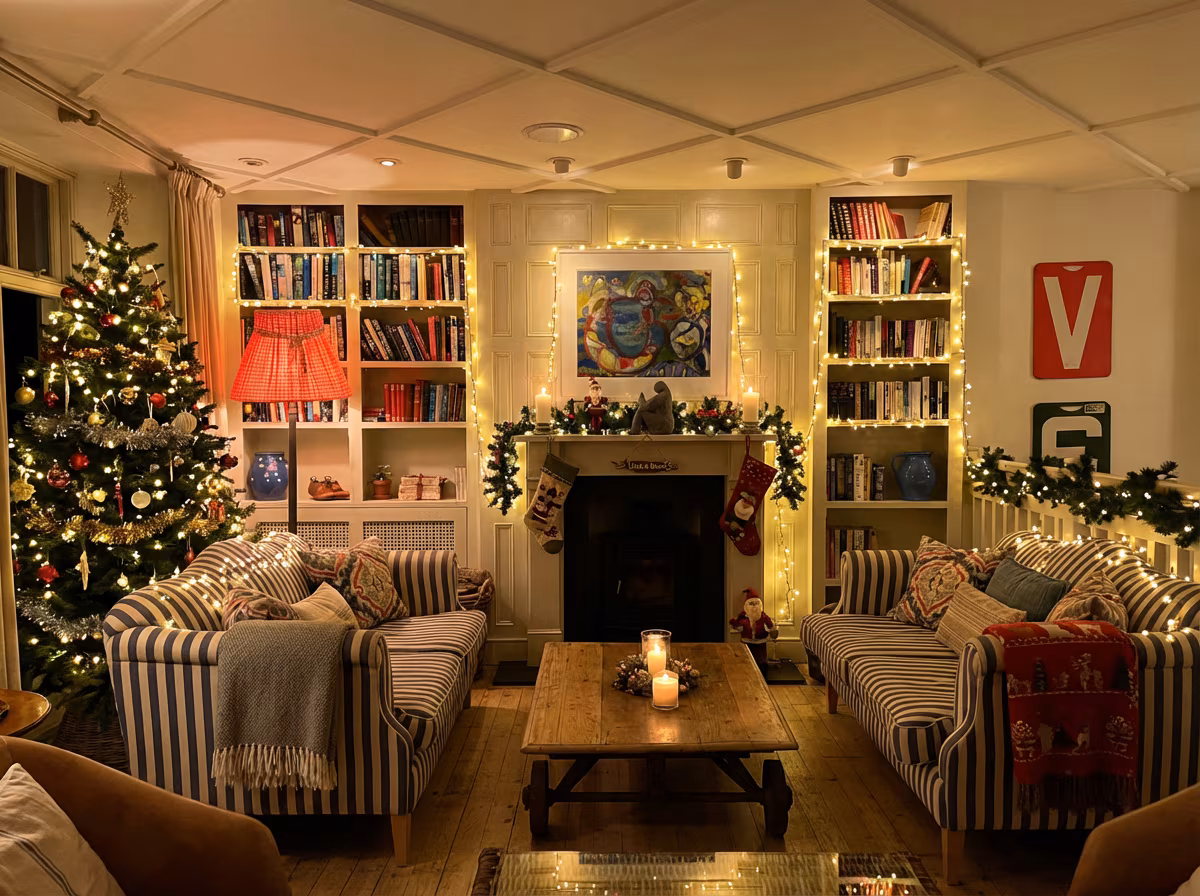 Cozy Room and Interior Holiday Renders