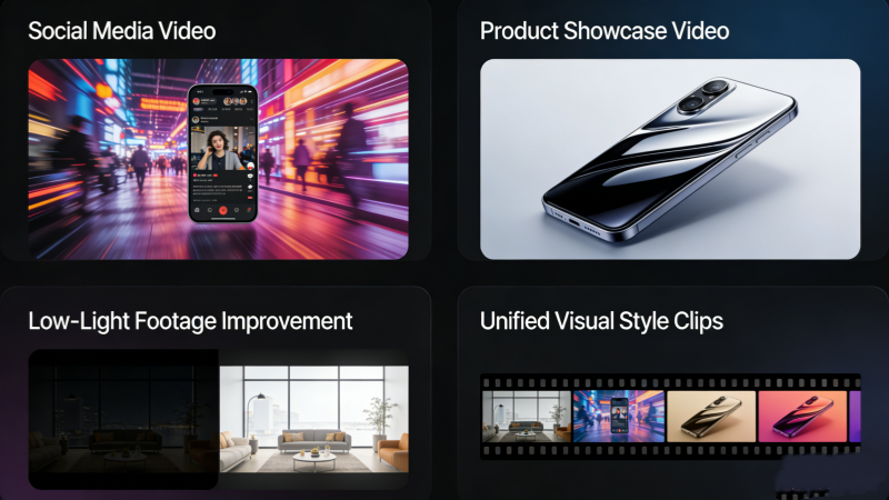 Original Footage vs Enhanced Output