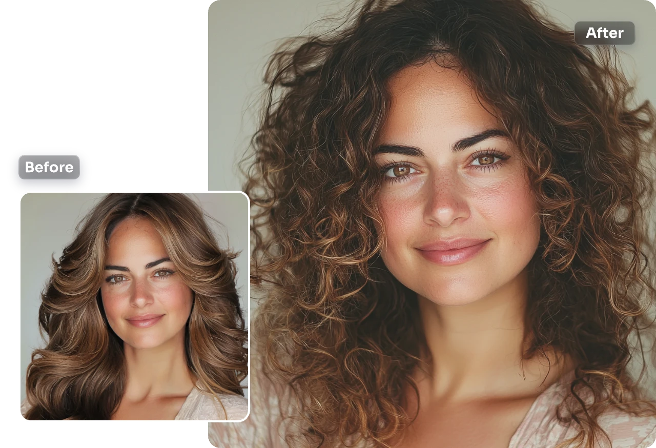 Elegant Female Glam Curls