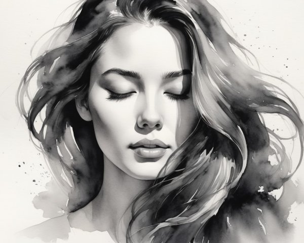 High-Contrast Black & White Rendering