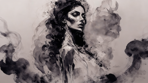 Creative Abstract Ink Compositions