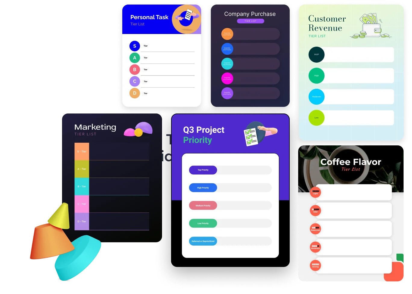 Intuitive drag-and-drop ranking