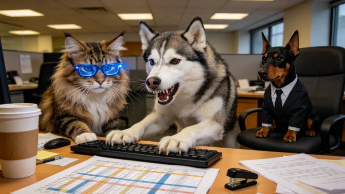 The Commanding Executive Dog